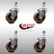 Service Caster 4 Inch SS High Temp Glass Filled Nylon Swivel 12mm Threaded Stem Caster Set SCC-SSTS20S414-GFNSHT-M1215-4 - alternate 4